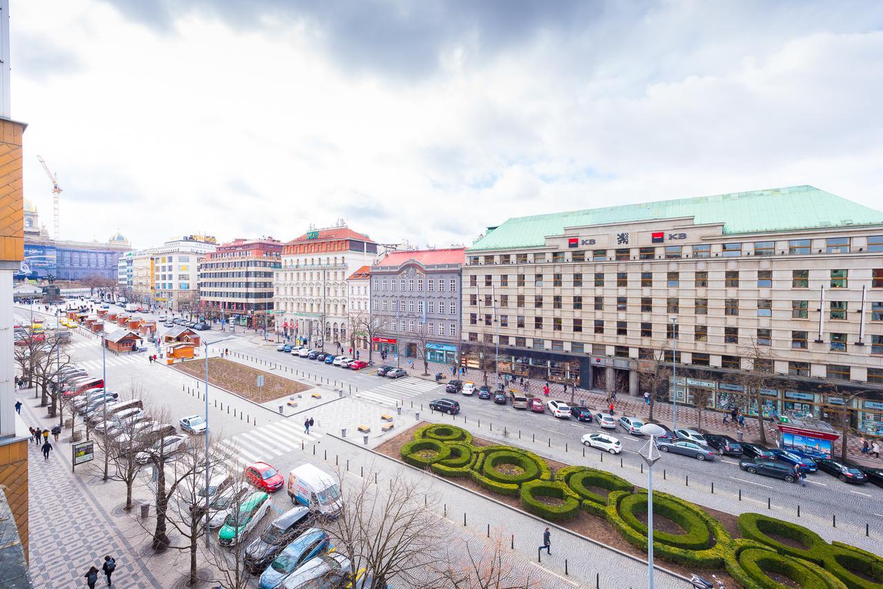 Wenceslas Square Apartment Praha Eksteriør bilde